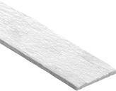 Image of Product. Front orientation. Pipe Insulation. Ultra-High-Temperature Ceramic Fiber Pipe Insulation Strips, Ceramic Alumina Fiber.