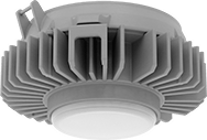 Image of Product. Style C. Front orientation. Ceiling and Wall Lights. Retrofit Hazardous Location Round Bay Lights, LED, Style C.