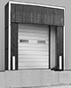 Self-Aligning Dock Door Shelters