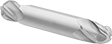 Image of Product. Front orientation. End Mills. Carbide Ball End Mills with Two Milling Ends, 4 Flutes.