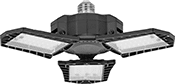 Image of Product. Side1 orientation. Light Bulbs. Ultra-Bright Screw-In-Base Panel Light Bulbs, 3 Panels.