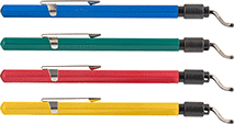 Image of Product. Front orientation. Deburring Tools. Choose-a-Color Pocket-Size Changeable-Blade Deburring Scrapers .