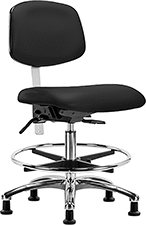Image of Product. Front orientation. Stools. Clean Room Stools , Style E.