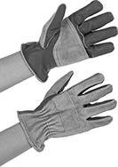 Image of ProductInUse. Gloves. Front orientation. Gloves. Arc-Flash-Protection Gloves, Cowhide Leather.