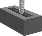 Image of ProductInUse. Front orientation. Router Bits. Diamond-Coated Router Bits for Composites , Diamond-Coated Carbide, Drill/Mill Cut Style—Plunge-Cut.