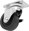Cart-King Casters with Polyurethane Wheels 