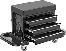 Image of Product. Front orientation. Contains Inset. Stools. Stools with Storage , Style C.