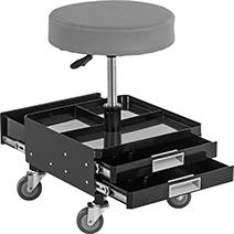 Image of Product. Front orientation. Stools. Stools with Storage , Style K.