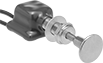 Image of Product. With Wire Lead Connnection. Front orientation. Wire Lead Connection. Push-Pull Switches.