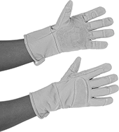Image of ProductInUse. Front orientation. Gloves. Waterproof Arc-Flash-Protection Gloves.