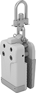 Image of Product. Automatic Lock. Front orientation. Plate Clamps. Nonmarring Vertical-Lift Plate Clamps, Automatic Close with Lock, Automatic Lock.