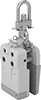 Nonmarring Vertical-Lift Plate Clamps