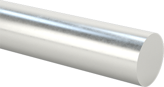Image of Product. Front orientation. Hardened High-Speed M42 Tool Steel, 1/4" Diameter, 4" Long.