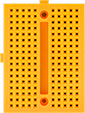 Image of Product. Yellow ABS. Front orientation. Yellow. No-Solder Ready-to-Use Circuit Boards.