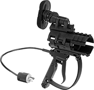 Image of Product. Front orientation. Abrasive Blaster Safety Switches. Easy-Hold Abrasive Blaster Safety Switches, Electric, Trigger Actuator.