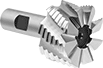 Image of Product. Front orientation. End Mills. Roughing Cobalt Steel Square End Mills, 8 Flutes, Coarse Pitch.