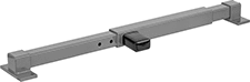 Image of Product. Bottom orientation. Door Locking Bars. Unlocks with Combination.