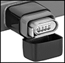 Image of Product. Combination Cover. Bottom orientation. ZoomedIn view. Contains Border. Plastic Combination Cover.