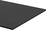 Image of Product. Front orientation. Rubber. Ultra-Cushioning Polyurethane Rubber Sheets, Smooth Texture.