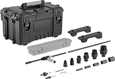 Image of Product. Front orientation. Pressurized Pipe Tapping Kits. NPT Threaded Connection.