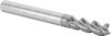 Carbide Square End Mills for Aluminum, Brass, and Bronze 