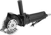Image of Product. Front orientation. Wire Bristle Blasters. Air-Powered Wire Bristle Blasters.
