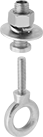 Image of Product. Front orientation. Routing Rings. Removable Routing Ringbolts.
