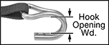 Image of Attribute. Front orientation. Contains Annotated, Border. Ratchet Straps. Corrosion-Resistant Ratchet Straps, Wire Hook.