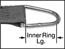 Image of Attribute. Front orientation. Contains Annotated, Border. D-Ring. Quick-Tighten Tie Down Straps.