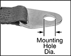 Image of Attribute. Front orientation. Contains Annotated, Border. Mounted Quick-Tighten Tie Down Straps.
