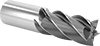 Carbide Square End Mills for Stainless Steel and Titanium