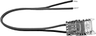 Image of Specification. Front orientation. Tape-to-Wire Tape Light Connection. Tape Lights, Connectors.
