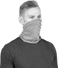 Image of ProductInUse. Front orientation. Neck Gaiters. Flame- and Arc-Flash-Protection Neck Gaiters.