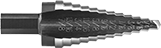 Image of Product. Front orientation. Drill Bits. Cobalt Steel Step Drill Bits.