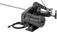 Image of Product. Front orientation. Gasket Cutters. Fast-Cut Circular Gasket Cutters, Electric Bench Mount Cutters.