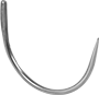 Image of Product. Front orientation. Sewing Needles. Curved Round-Point Sewing Needles.