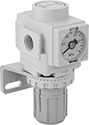 Image of Product. Front orientation. Compressed Air Regulators. SMC Modular Compressed Air Regulators.