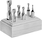 Image of Product. Front orientation. End Mills. High-Speed Steel Square End Mill Sets.