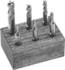 High-Speed Steel Square End Mill Sets with Two Milling Ends