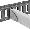 Wood-Beam Brackets for Snap-In Load-Securing Track