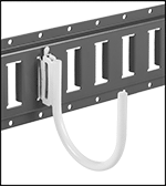 Image of Product. Front orientation. E-Track Hooks.