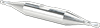 High-Speed Steel Square End Mills with Two Milling Ends 