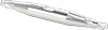 High-Speed Steel Square End Mills with Two Milling Ends 