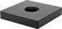 Image of Product. Front orientation. Leveling Mount Inserts. Weld-On Leveling Mount Inserts.