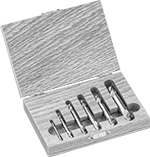 Image of Product. Front orientation. End Mills. Carbide Square End Mill Sets with Two Milling Ends.