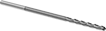 Image of Product. Front orientation. End Mills. Carbide Ball End Mills for Carbon Fiber, Fiberglass, and Graphite, 3 Flutes.