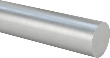 Image of Product. Front orientation. High-Strength 17-4 PH Stainless Steel Rod, 1-1/2" Diameter.