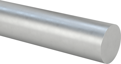 Image of Product. Front orientation. High-Strength 17-4 PH Stainless Steel Rod, 2" Diameter.