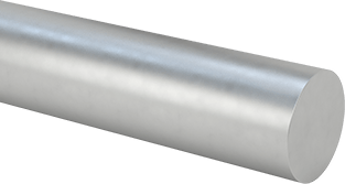 Image of Product. Front orientation. High-Strength 17-4 PH Stainless Steel Rod, 3-5/8" Diameter.