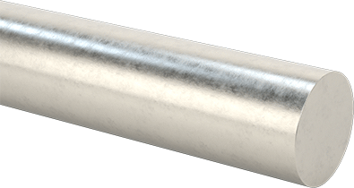 Image of Product. Front orientation. High-Strength 17-4 PH Stainless Steel Rod, 2" Diameter.